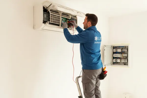 Cuadro eléctrico con ICP y aire acondicionado - VLR Instalaciones Málaga